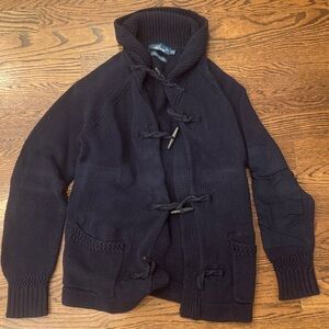 Polo by Ralph Lauren Navy Blue Cardigan Sweater